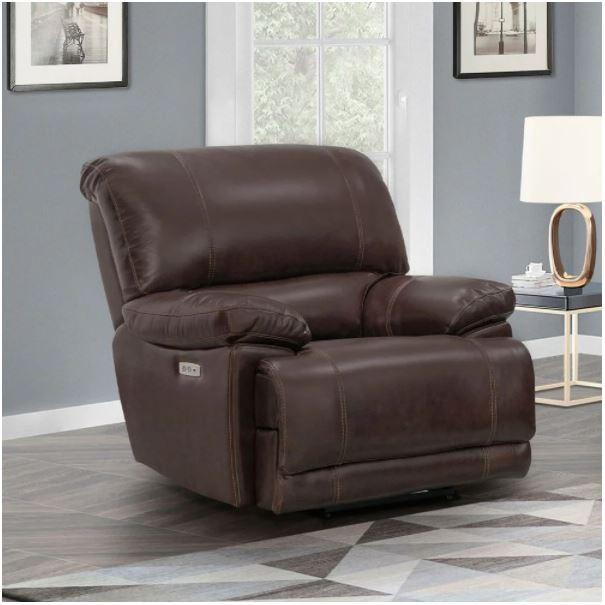Rent to Own Abbyson Living Sorrento Leather Power Recliner at Aaron's